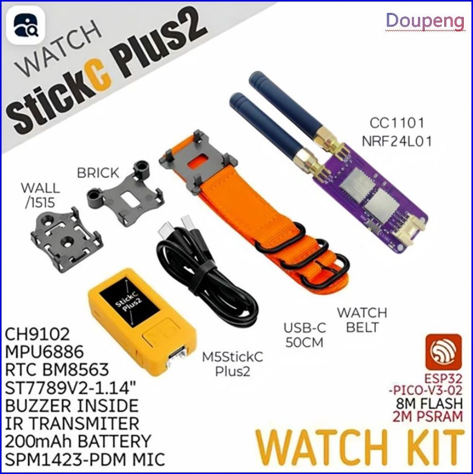 M5Stack Stick PLUS 2 ESP32 IOT development Board комплект для ...