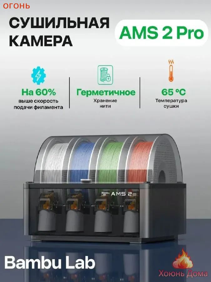 AMS2probambulab,Автоматическаясистемаподачифиламента,многокрасочная3Dпечать,совместимасX1/P1