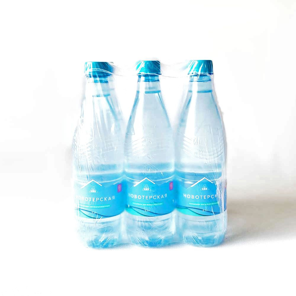 Вода негазированная Новотерская Питьевая в бутылках 0,5 л без газа, упаковка 6 шт х 0,5 л  #1