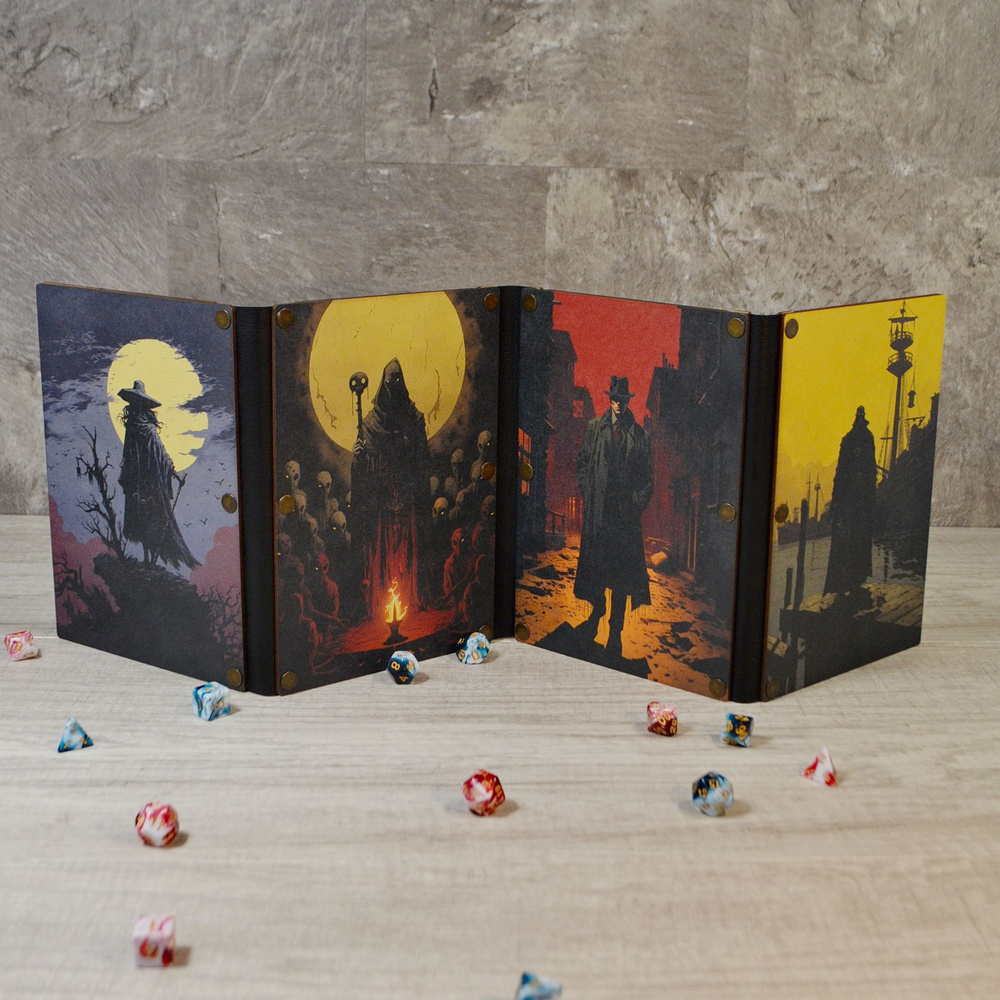 Ширма мастера днд А5 "Незнакомцы" / GM Screen Call of Cthulhu - купить ...