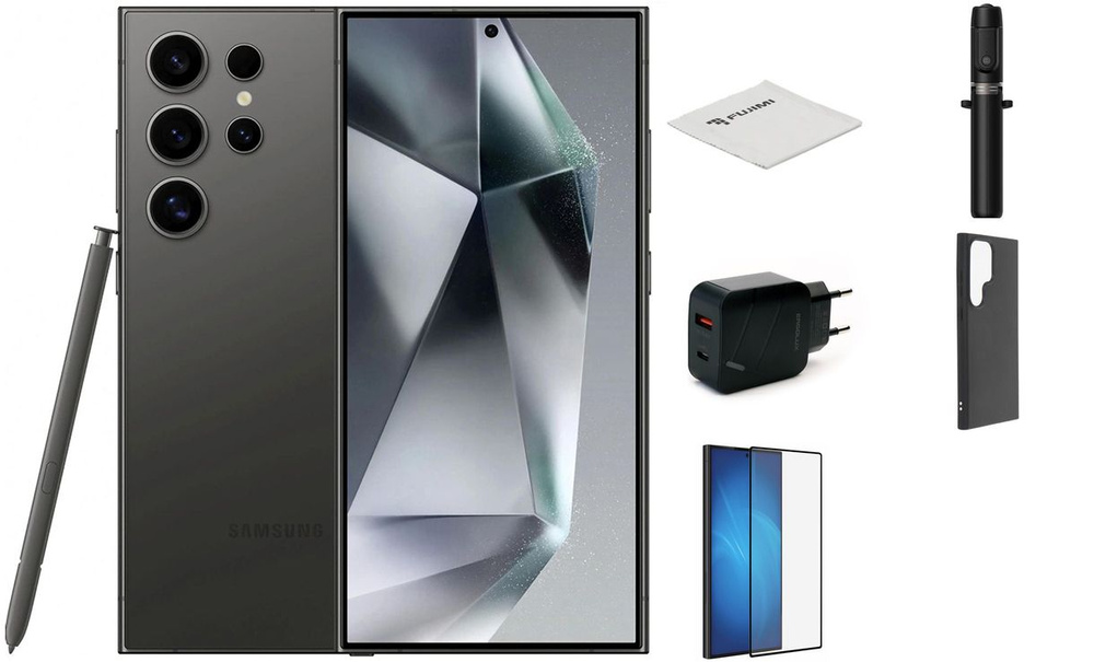 Смартфон Samsung SM-S928 Galaxy S24 Ultra + комплект аксессуаров для ...