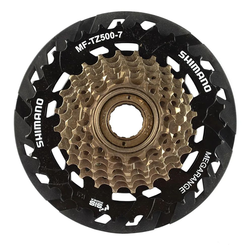 Трещетка Shimano TZ500, 7ск, 14-34, с защитой цепи., без упаковки ...