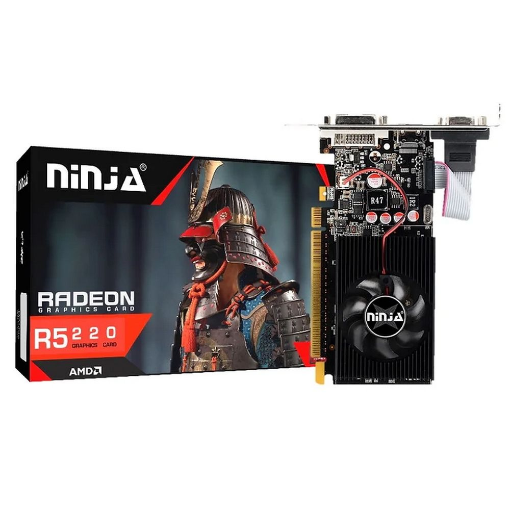 Ninja Видеокарта Видеокарта Ninja Radeon R5 220 1 ГБ (AFR522013F)