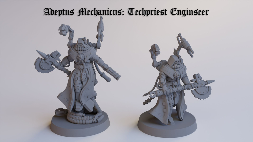 Adeptus Mechanicus: Techpriest Enginseer / Техножрец-Техпровидец / Warhammer 40k Адептус Механикус  #1