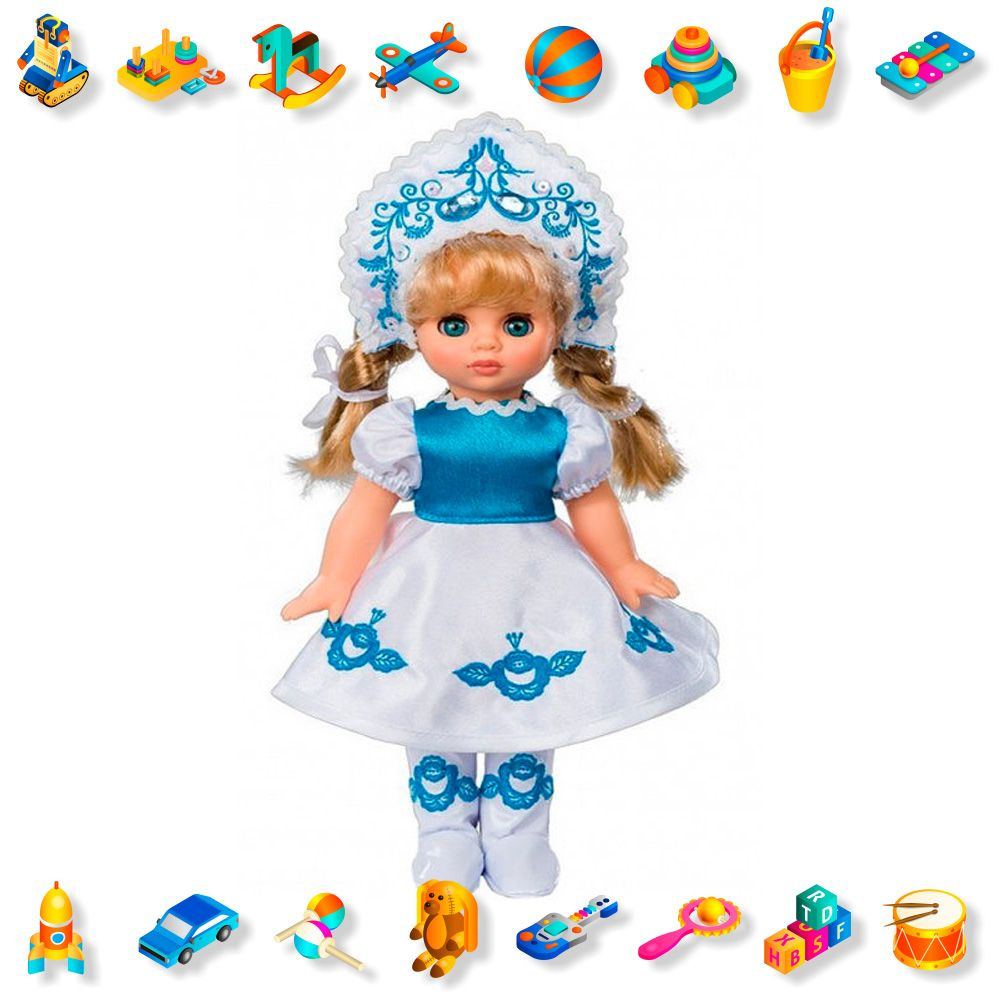 Эля Гжельская красавица Весна кукла 30,5 см пластмассовая - купить с ...