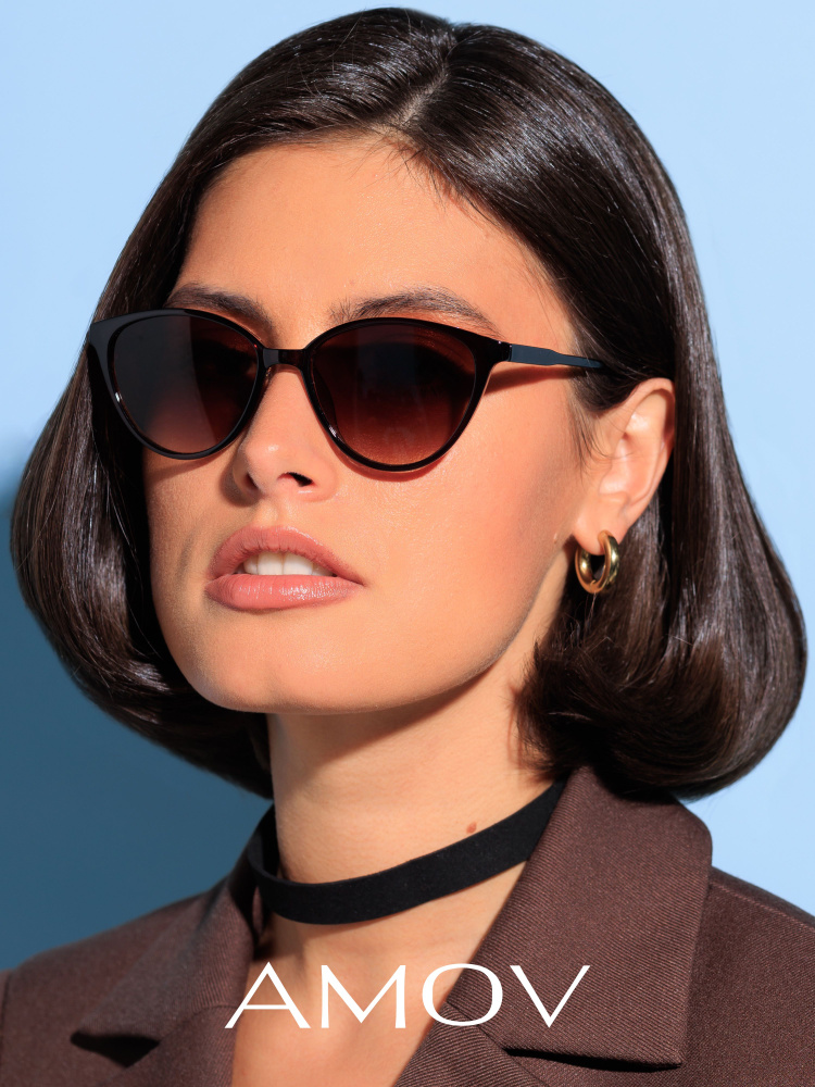 AMOV Очки солнцезащитные женские 2025 купить на OZON по низкой цене ...