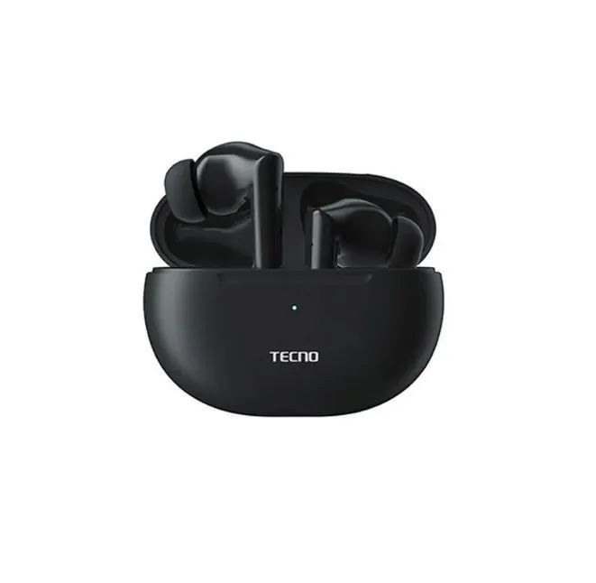 Tecno Наушники беспроводные с микрофоном, USB Type-C, черный #1