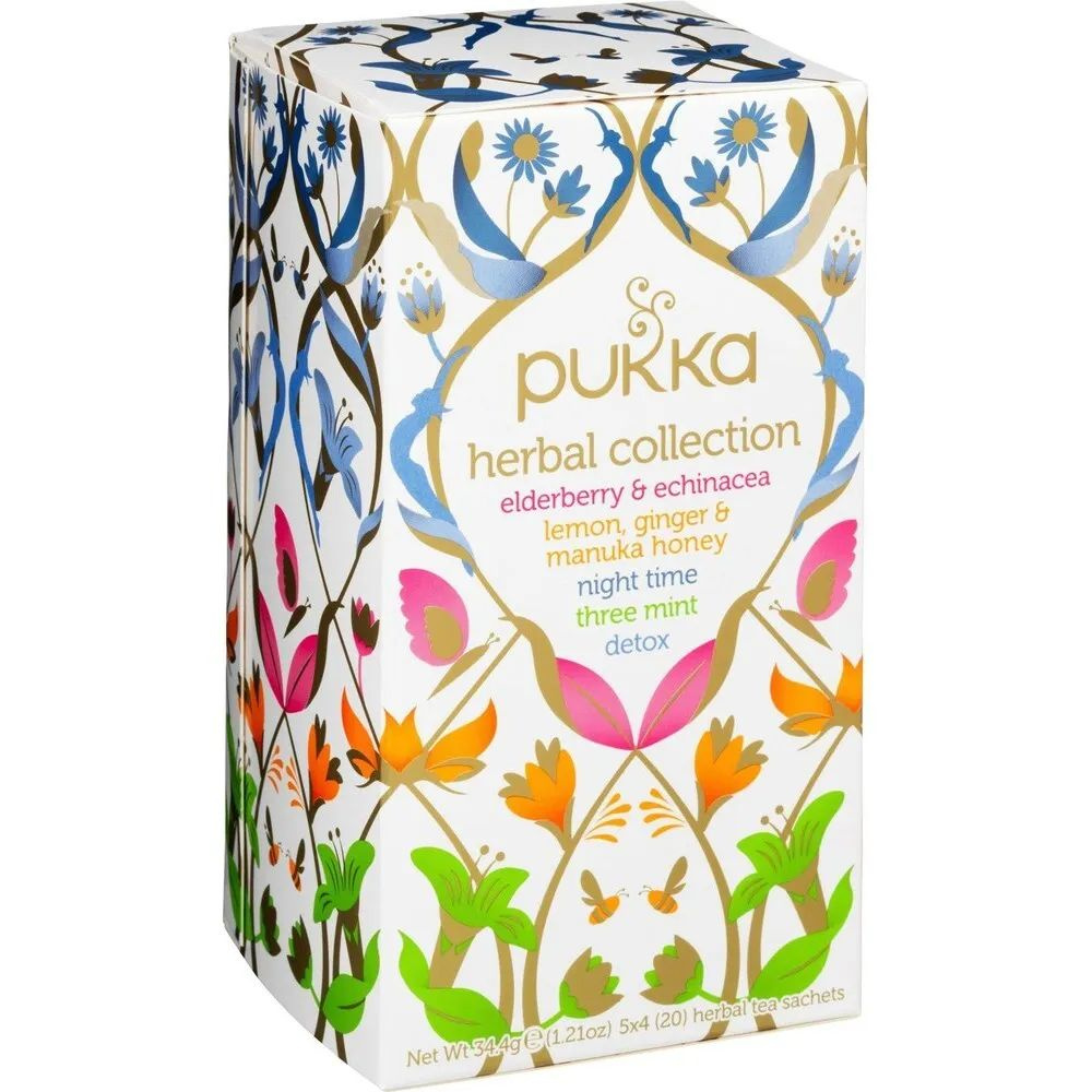 Чай травяной Pukka Herbal Collection ассорти, 20 пакетиков, 34,4 г (из Финляндии)  #1