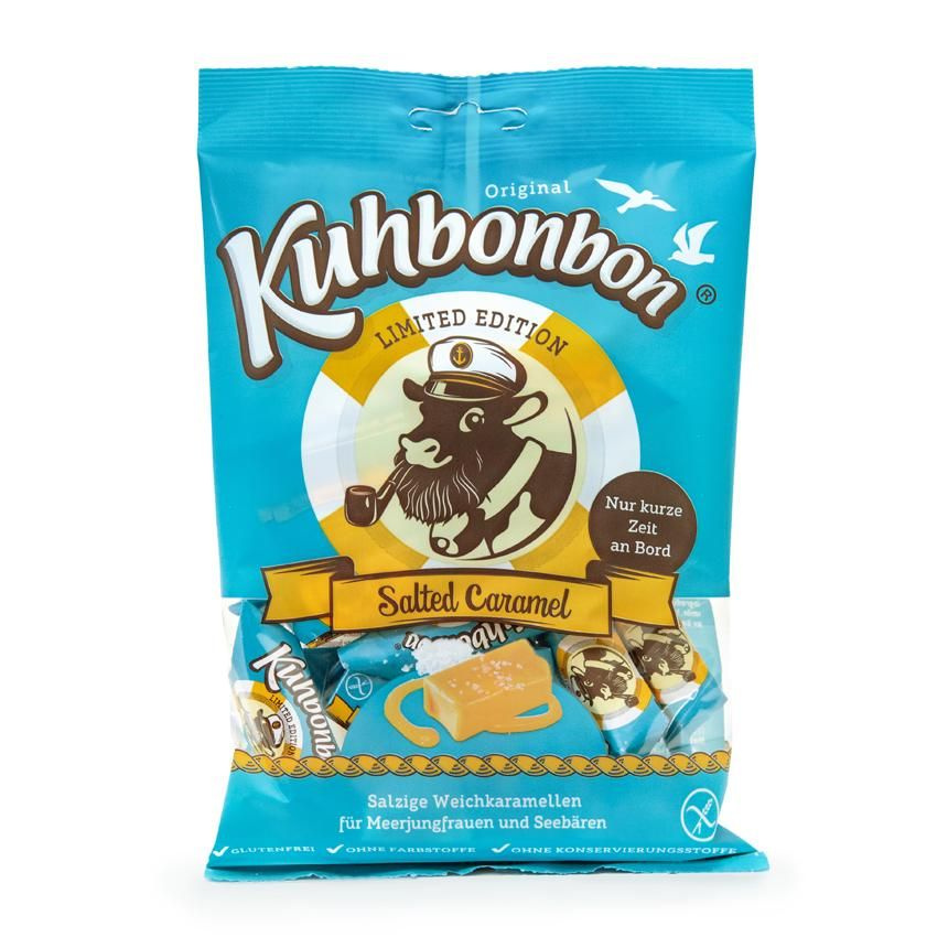 Kuhbonbon Сливочная карамель Коровка "Salted Caramel" со вкусом соленой карамели, 175г  #1