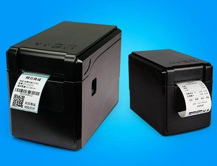GPrinter Принтер для наклеек/этикеток термо GP-2120TF, черный матовый  #1