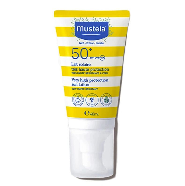 Mustela SPF 50+ Солнцезащитный лосьон с очень высоким фактором защиты 40 мл #1