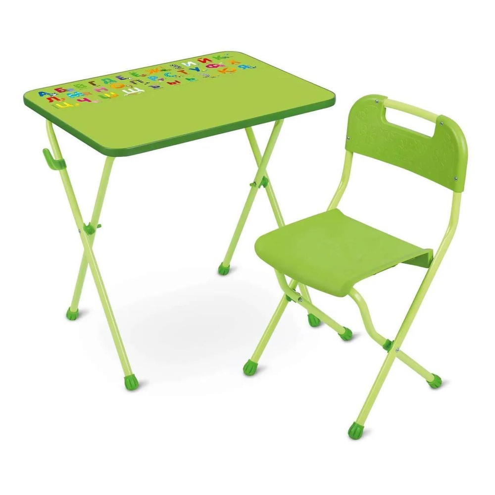 Комплект детской мебели Nika Цвет Салатовый, стул и стол (КА2 С)  #1