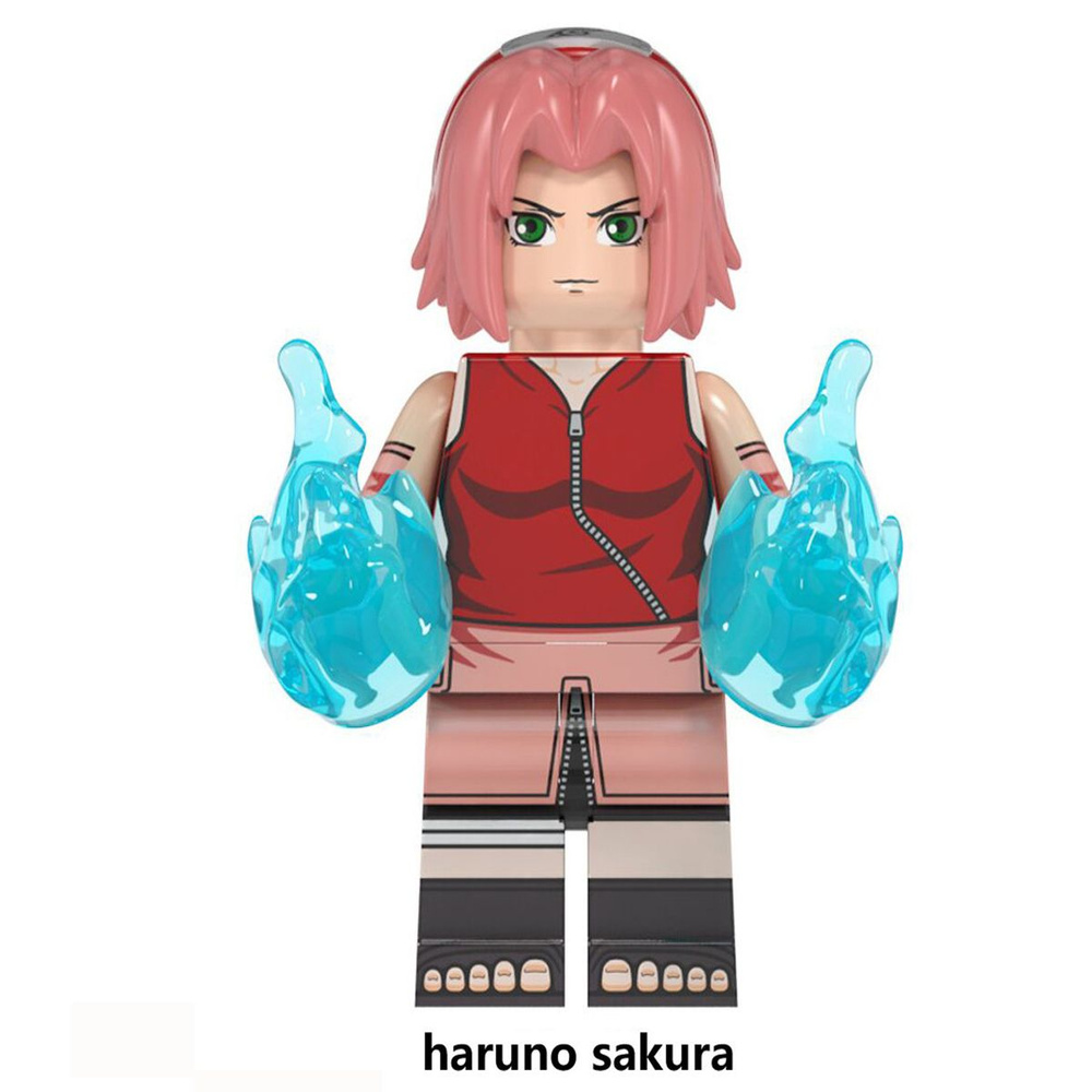 фигурок Конструктор Миницигулы совместимы с лего, аниме Наруто (Naruto)-Haruno Sakura(4.5см, пакет)-Kingdom #1