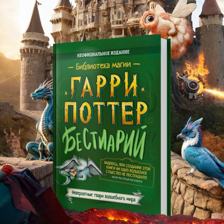 Книга Гарри Поттер. Бестиарий. Энциклопедия об мифический животных. -  купить с доставкой по выгодным ценам в интернет-магазине OZON (756134118)