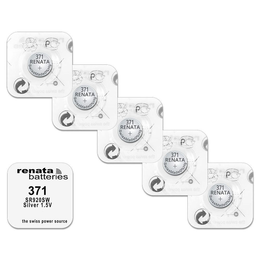 Батарейка Renata SR69 (SR371, 626, 920, 921), 5 шт. - купить с ...