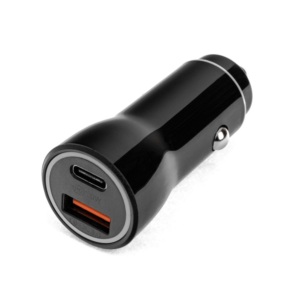 Автомобильное зарядное устройство АЗУ USB + Type-C PD, 20W, QC3.0 USB Type-C,  USB - купить по доступным ценам в интернет-магазине OZON (1472238517)