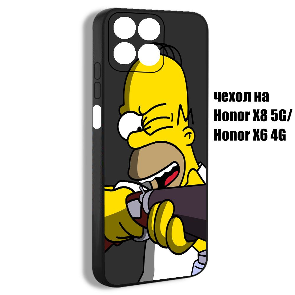 чехол для Honor X6 4G с принтом Симпсоны забавный simpsons GSTS7 - купить с  доставкой по выгодным ценам в интернет-магазине OZON (1478464861)