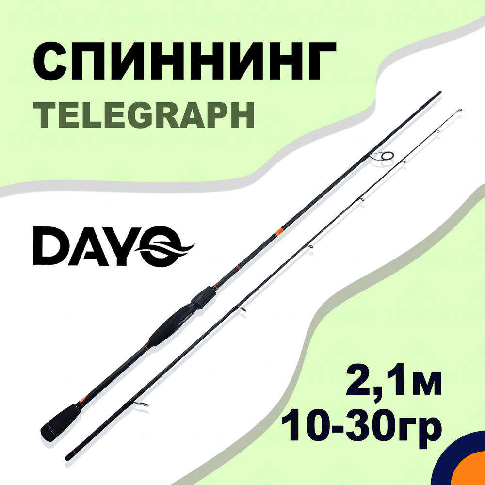 Спиннинг DAYO TELEGRAPH 10-30 гр 2,1 м для рыбалки #1