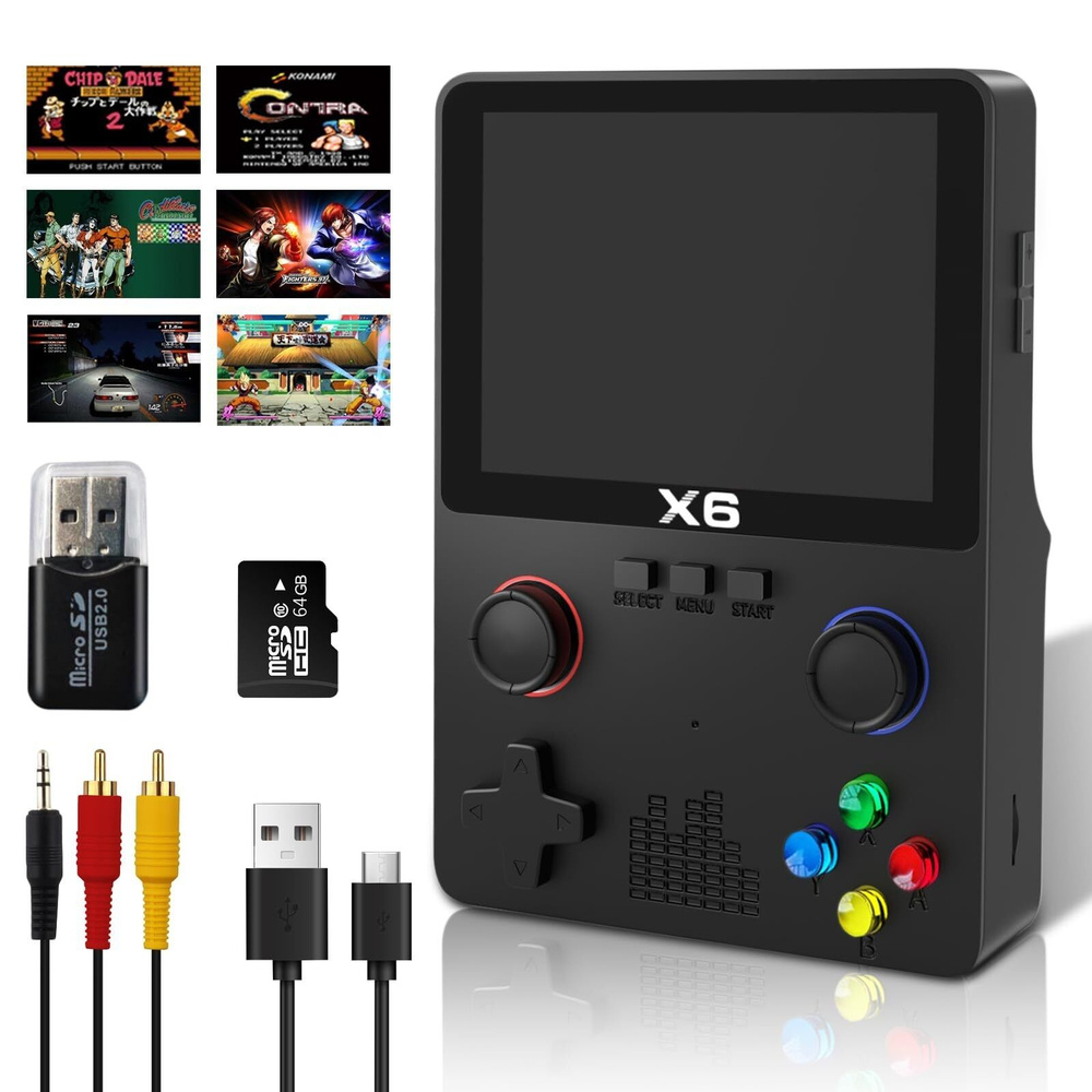 Портативная игровая консоль с 400 классическими играми, 3,0-дюймовым ...