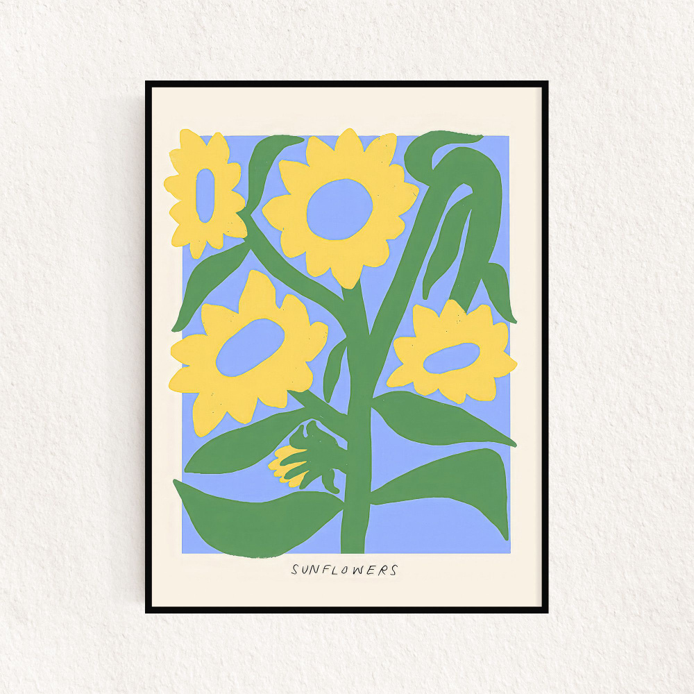 Постер "Sunflowers No.2", 50х70см #1