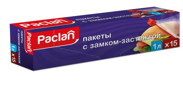 Paclan Пакеты фасовочные, 22х18 см #1