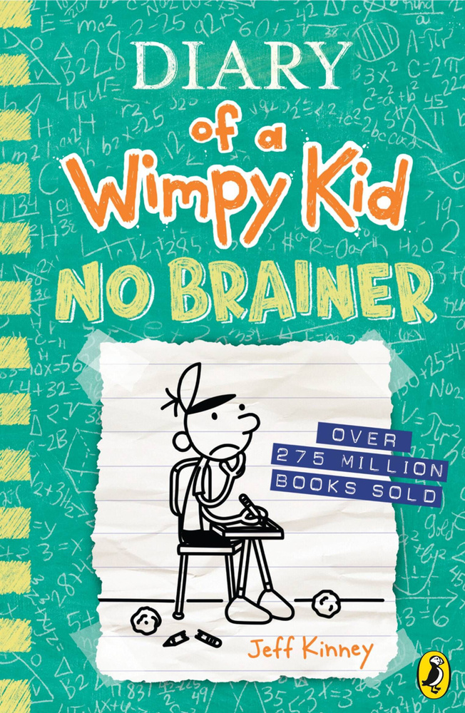 Diary of a Wimpy Kid: No Brainer (Jeff Kinney) Дневник слабака: без проблем (Джефф Кинни) /Книги на английском #1