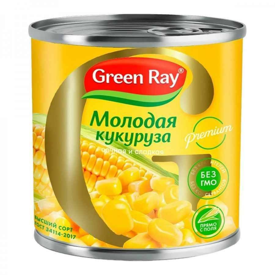 Кукуруза консервированная Green Ray 425 мл*3шт #1