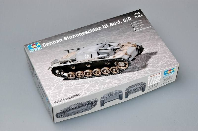 Trumpeter 1/72 07257 Штурмовое орудие III Ausf C/D Танки #1