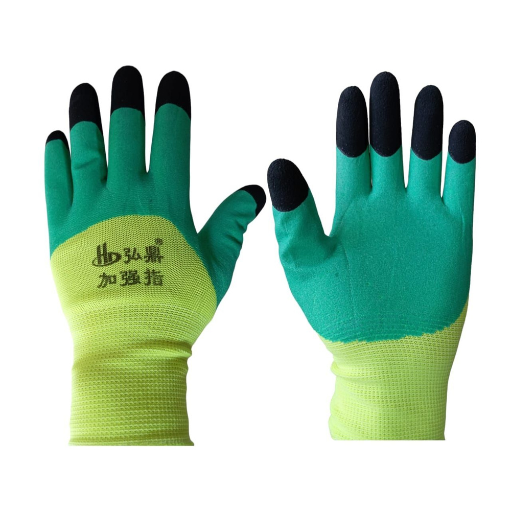 Latex Перчатки защитные, размер: L, 12 пар #1