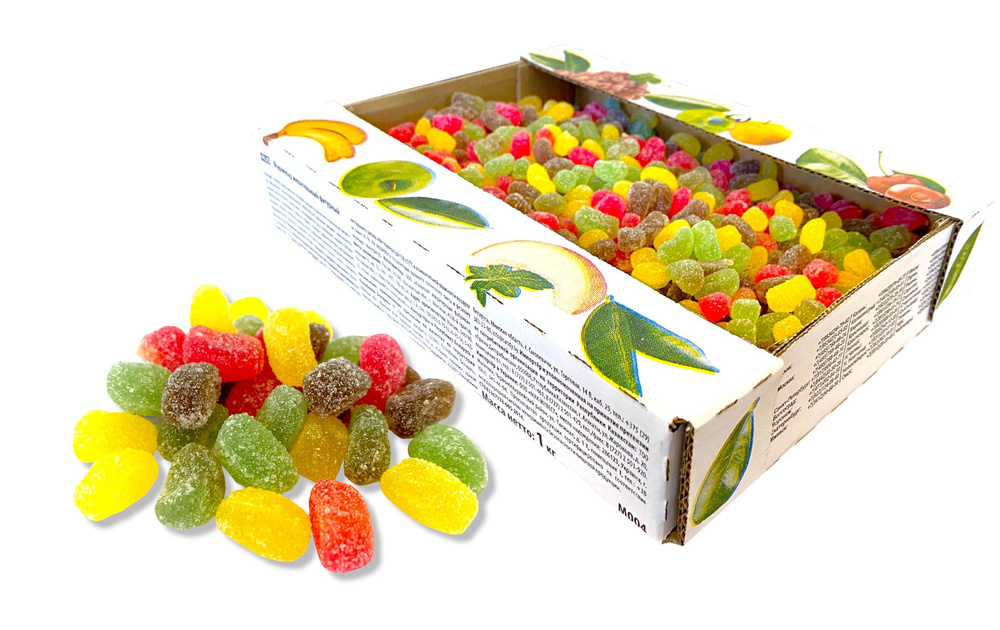 Мармелад жевательный фигурный Крэйзи Боб 1кг Азовская - купить с ...