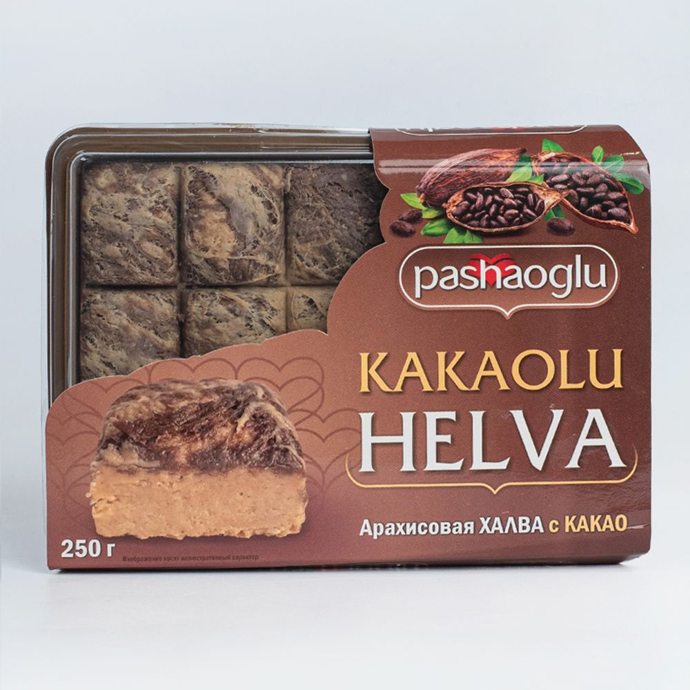 Халва арахисовая с какао 250г Pashaoglu #1