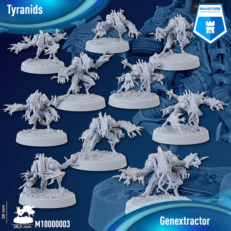 Тираниды (Tyranids) - Genextractor 32 мм миниатюра 3D печать Warhammer 40000  #1