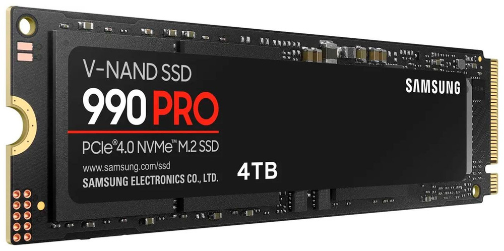 4 ТБ Внутренний SSD-диск Samsung TLC 3D NAND 2280 M.2 990 PRO 4000