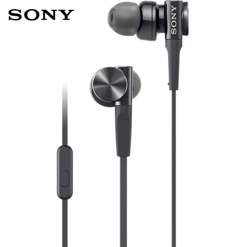 SONY MDR-XB75AP In-Ear Hаушники проводные, Гарнитура с сабвуфером, 3,5 мм внутриушная гарнитура для звонков #1