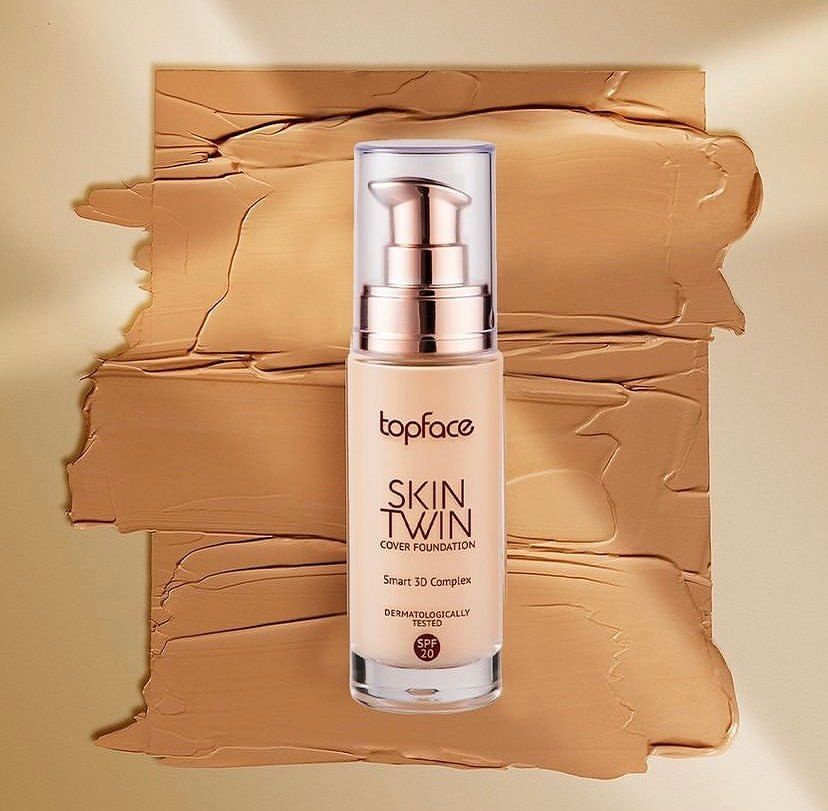 Topface Тональная основа Skin Twin Cover Foundation SPF20 PT464, тон 006 натуральный загар  #1