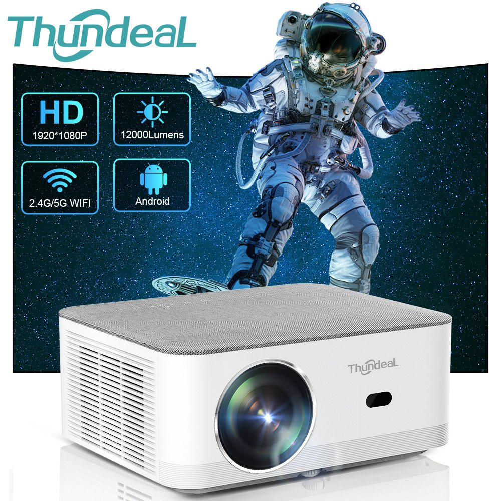 Проектор ThundeaL Портативный мини-проектор TD92 Pro FHD 1080P Full HD Beam  4K Видео WiFi Android 3D кинотеатр для домашнего кинотеатра купить по  доступной цене с доставкой в интернет-магазине OZON (1279835634)