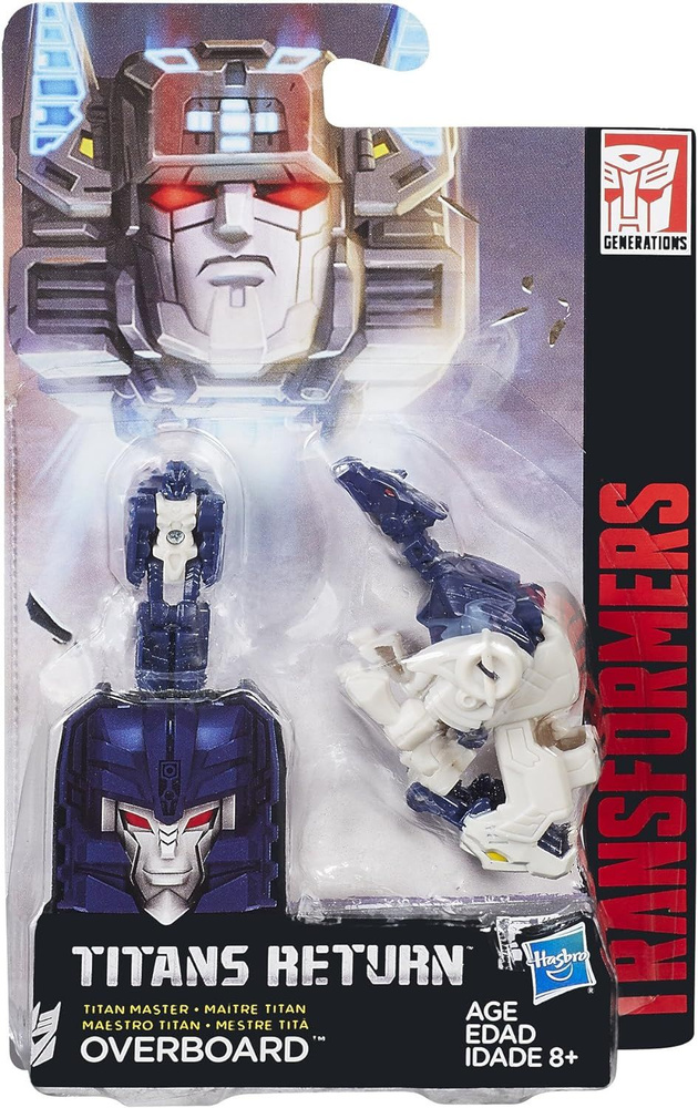 Мини-трансформер "OVERBOARD", 7 см, серия "Titans Return", Hasbro ...