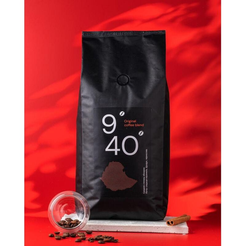 Кофе жареный в зернах 9/40 Original coffee blend, 1кг #1