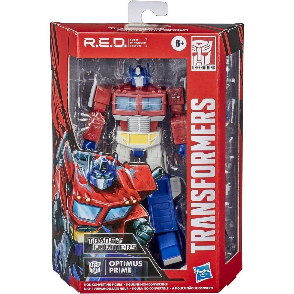 Трансформеры R.E.D. Робот с улучшенным дизайном G1 Optimus Prime Megatron Soundwave, экшн-фигурка, коллекция #1