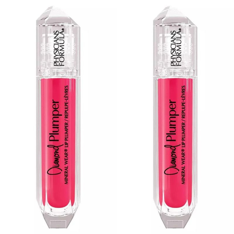 Physicians Formula Блеск для губ увеличивающий объем Diamond Glow Lip Plumper Сияющий розовый, 5 мл, #1