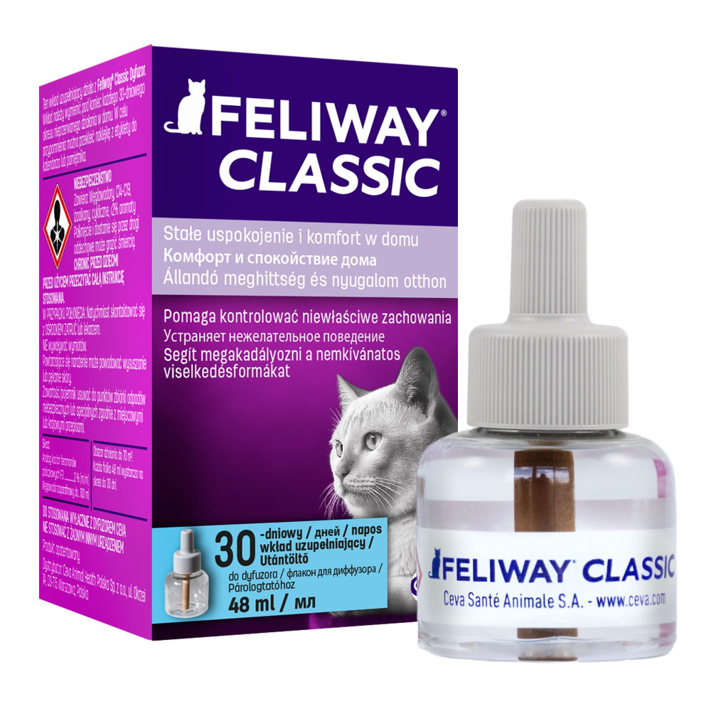 Feliway Classic для кошек 48мл (модулятор поведения) - купить с ...