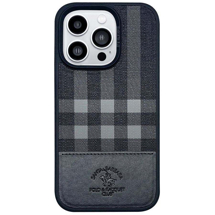 Чехол для Apple iPhone 14 Pro Max Santa Barbara Polo & Racquet Club Cyril MagSafe, черный  #1