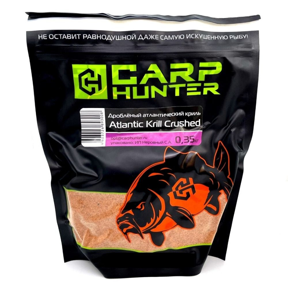 Дробленый атлантический криль Atlantic Krill Crushed CARPHUNTER 0,35кг ...