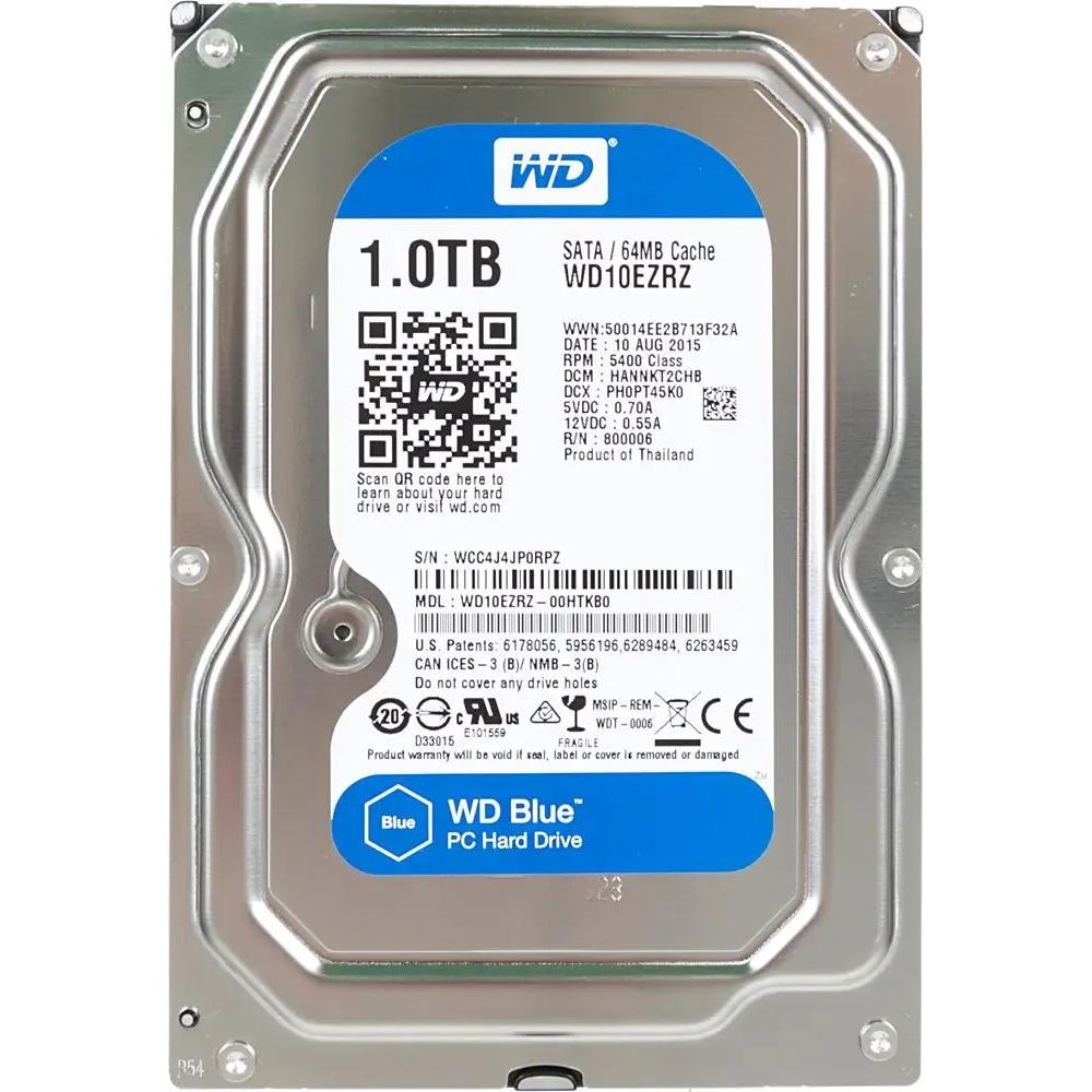 Western Digital 1 ТБ Внутренний жесткий диск SATA-III WD Caviar Blue (WD10EZEX)  #1