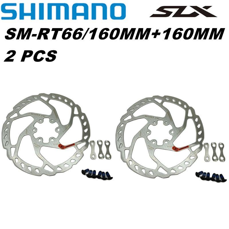 Тормозной диск (ротор) Shimano SM-RT66, 160 мм (OEM без упаковки), 2 шт.  #1