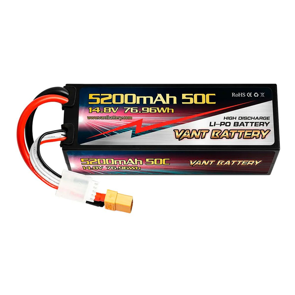 Аккумулятор для радиоуправляемой машинки 7.4V Li-Po Vant 4200mah 30C разъем TAMIYA  #1