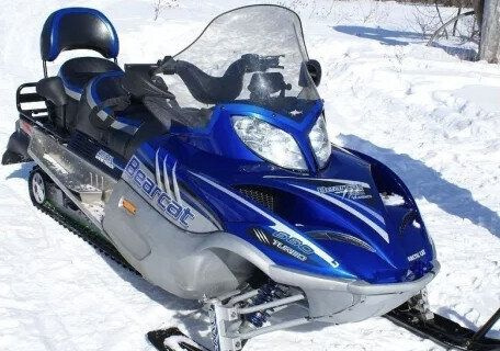 Ветровое стекло для снегохода ARCTIC CAT BEARCAT WT 660 TURBO прозрачное 55см, 2мм 50-44-396Pc #1