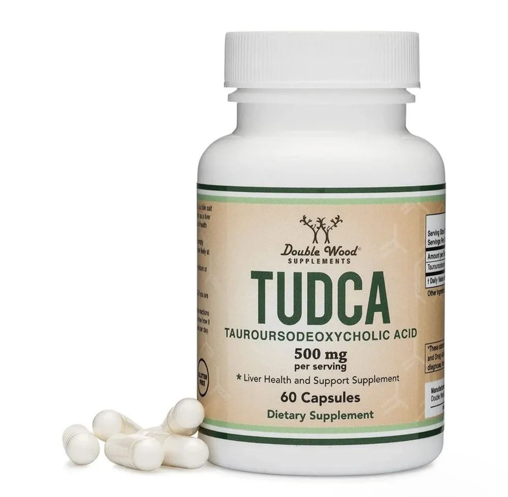 Double Wood Supplements, TUDCA, Тудка 500 мг, 60 капсул #1