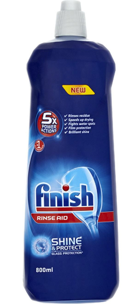 Ополаскиватель для посудомоечной машины Finish Shine Protect, 800 мл  #1