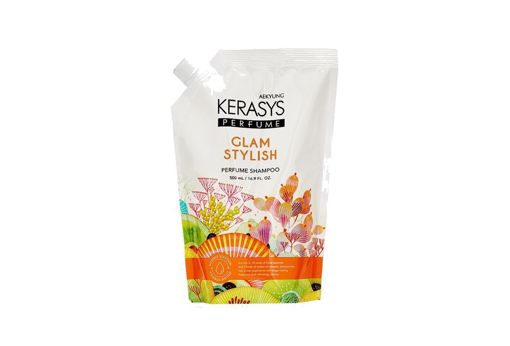 Шампунь для волос, сменный блок Kerasys Perfume Glam & Stylish Shampoo, 500 мл  #1